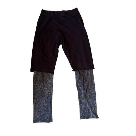 Nununu Black & Gray Color Block Comfy Joggers 6-7 - Picture 2 of 3
